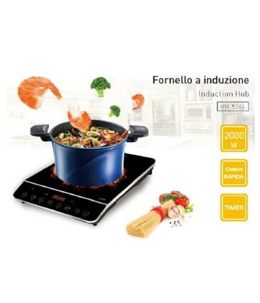 Piastra Ad Induzione Elettrica 2000w Da 60 A 240 C° Piano Cottura Elettrico         