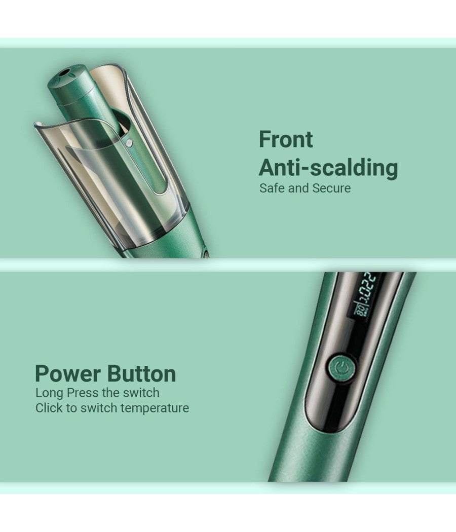 Piastra Arricciacapelli Elettrico Professionale Rotazione Automatica Vgr V-583         