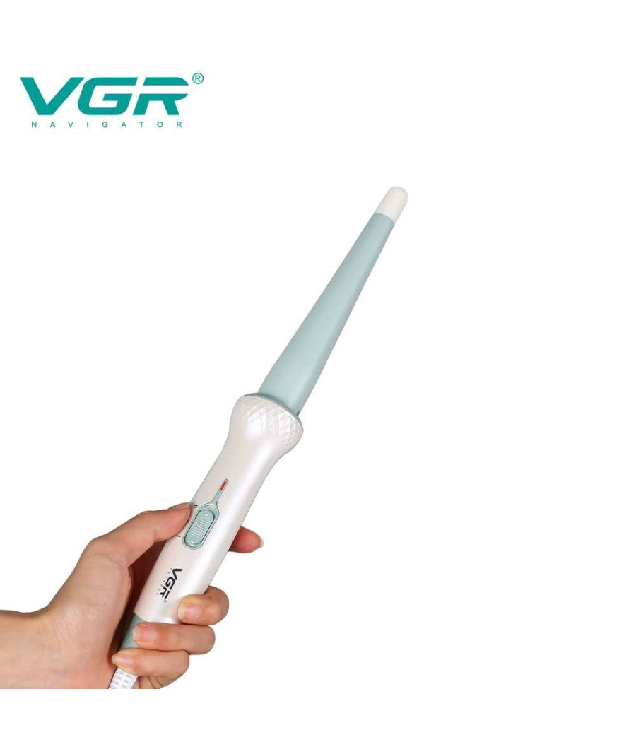 Piastra Arricciacapelli Onda Rivestimento Ceramica Funzione Antiscottatura V-596         