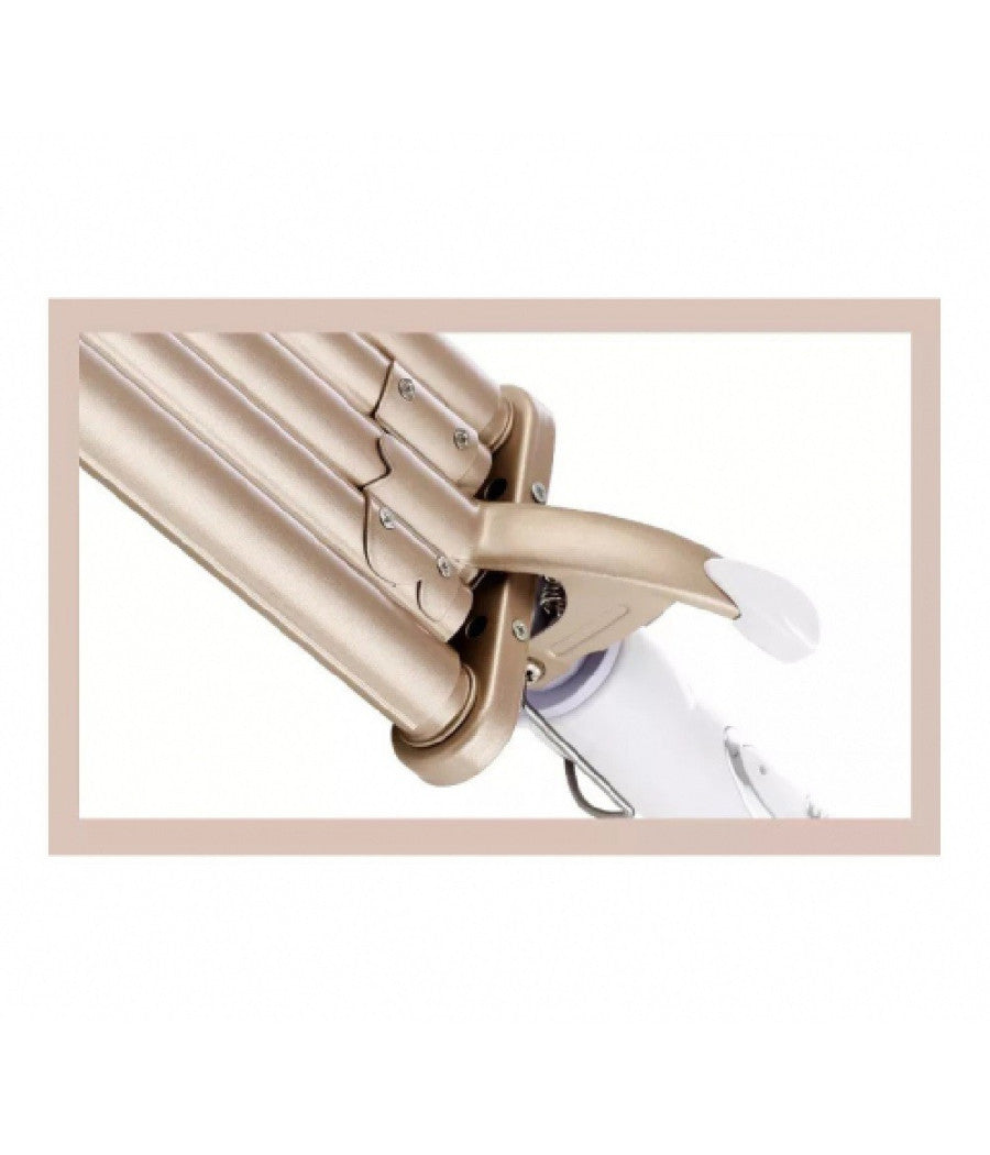 Piastra Arricciacapelli Ondulati Mossi 5 Tubi Professionale Diametro 30mm Q-m28         