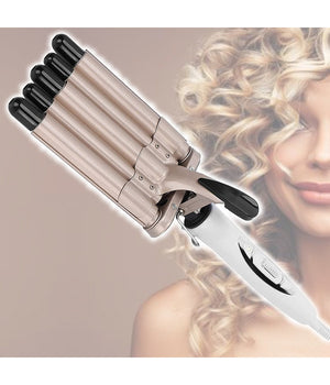 Piastra Arricciacapelli Ondulati Mossi 5 Tubi Professionale Diametro 30mm Q-m28         