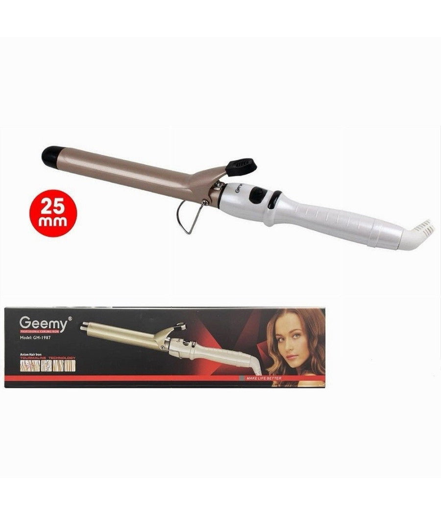 Piastra Arricciacapelli Professionale Ceramica Tormalina à¸25 Mm 45w Gm-1987-25mm         