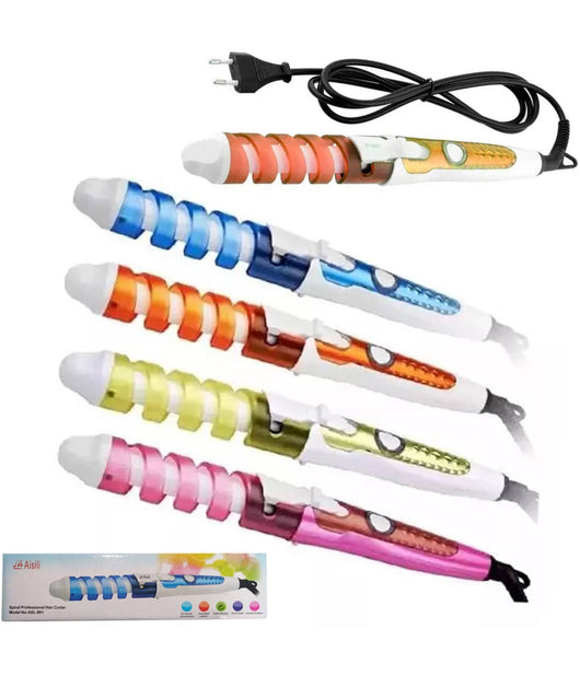 Piastra Arricciacapelli Professionale Ferro A Spirale Riscaldamento Ceramica Ptc         