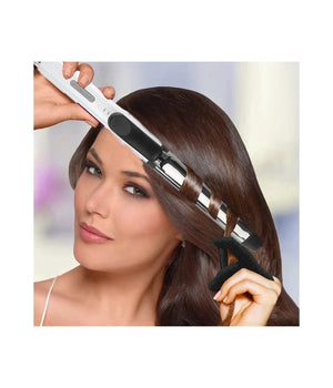 Piastra Arricciacapelli Professionale Rivestito In Ceramica Display Lcd Vgr V525         