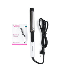 Piastra Arricciacapelli Professionale Rivestito In Ceramica Display Lcd Vgr V525         