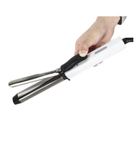 Piastra Arricciacapelli Professionale Rivestito In Ceramica Display Lcd Vgr V525         