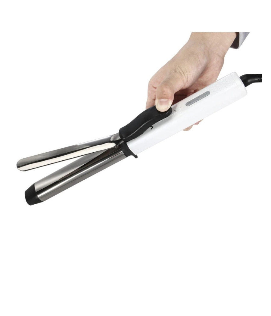 Piastra Arricciacapelli Professionale Rivestito In Ceramica Display Lcd Vgr V525         