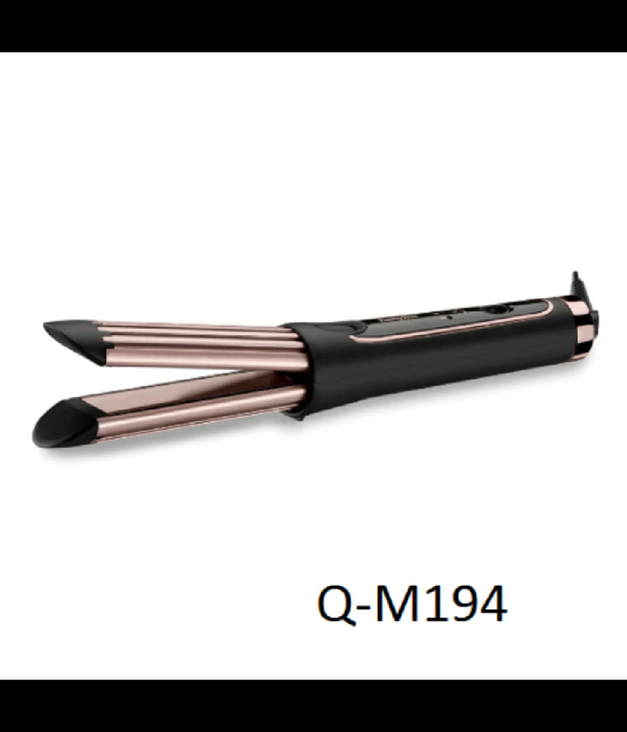 Piastra Capelli Arricciacapelli In Ceramica 2in1 Q-m194 Tecnologia Ad Aria Fredda         