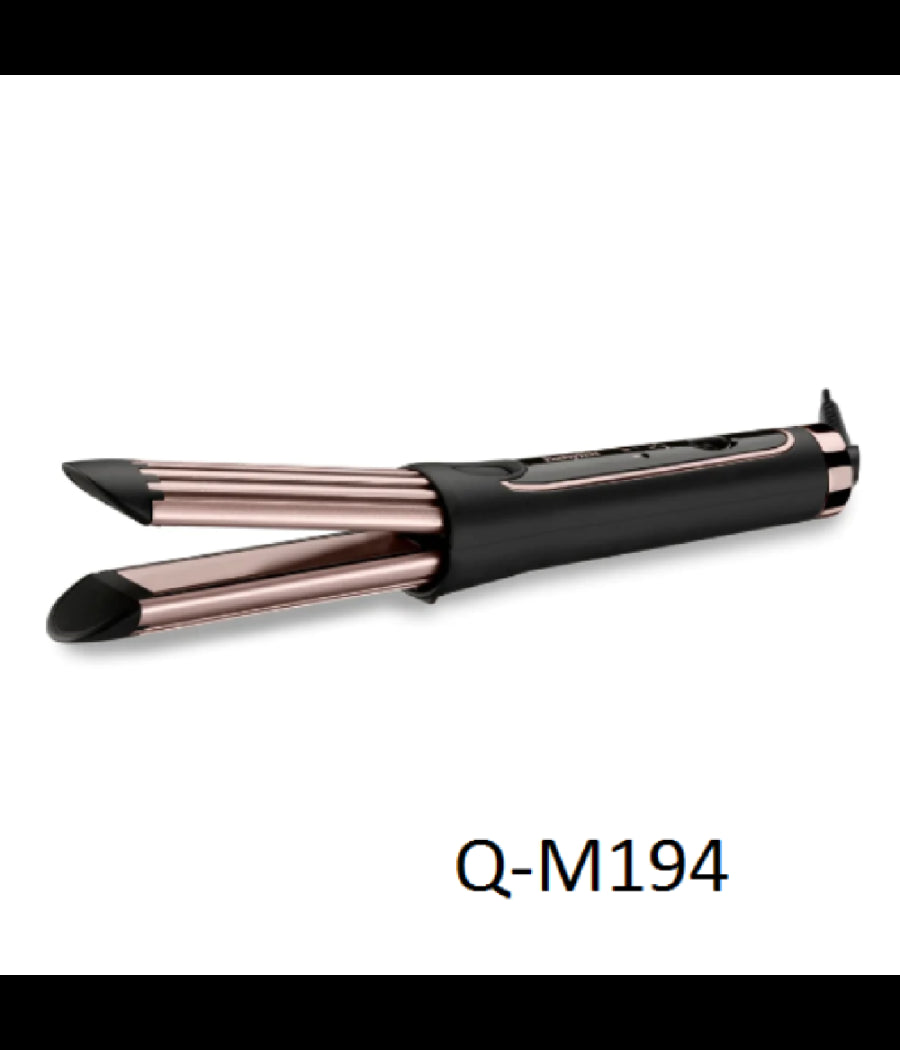 Piastra Capelli Arricciacapelli In Ceramica 2in1 Q-m194 Tecnologia Ad Aria Fredda         