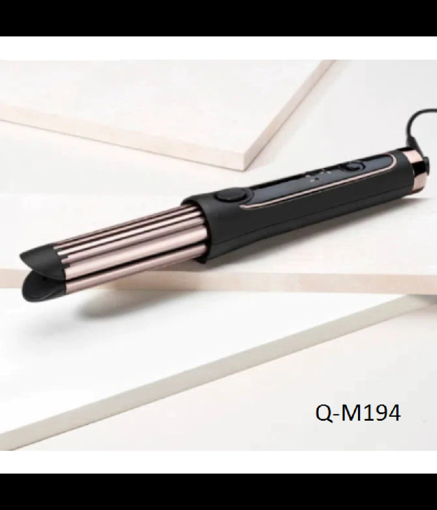 Piastra Capelli Arricciacapelli In Ceramica 2in1 Q-m194 Tecnologia Ad Aria Fredda         