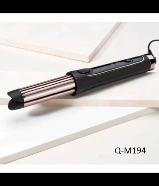 Piastra Capelli Arricciacapelli In Ceramica 2in1 Q-m194 Tecnologia Ad Aria Fredda         