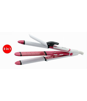 Piastra Capelli Ferro Arricciacapelli Professionale Multistyler 3 In 1 Gm-1958         