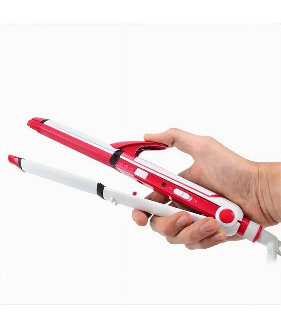 Piastra Capelli Ferro Arricciacapelli Professionale Multistyler 3 In 1 Gm-1958         