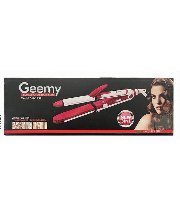 Piastra Capelli Ferro Arricciacapelli Professionale Multistyler 3 In 1 Gm-1958         