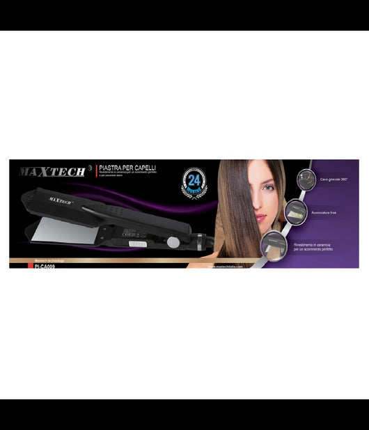 Piastra Capelli In Ceramica Lisci Frisè Perfetto Acconciatura Antidanni 360° Pi-ca009         