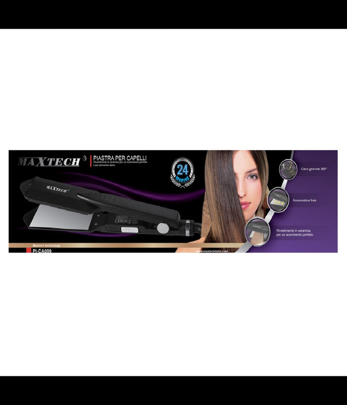 Piastra Capelli In Ceramica Lisci Frisè Perfetto Acconciatura Antidanni 360° Pi-ca009         