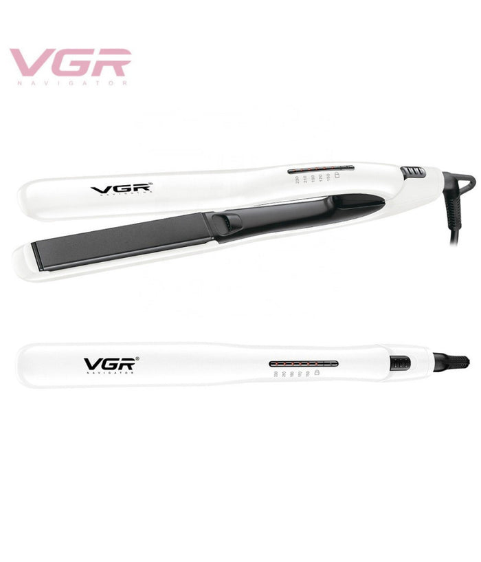 Piastra Capelli Lisci 50w Professionale Rivestita In Ceramica Display Lcd V-552         