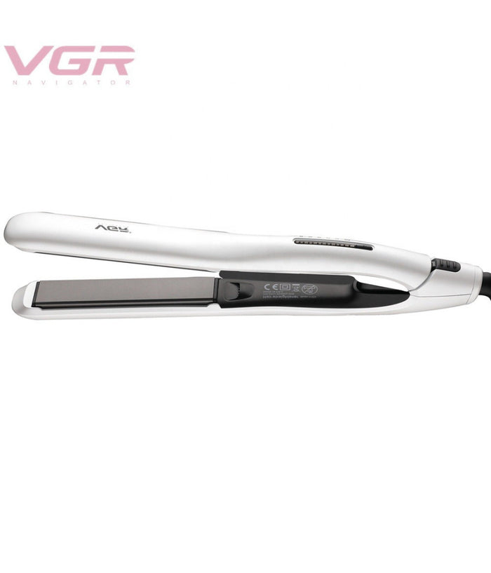 Piastra Capelli Lisci 50w Professionale Rivestita In Ceramica Display Lcd V-552         