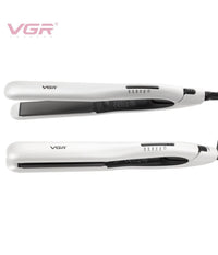 Piastra Capelli Lisci 50w Professionale Rivestita In Ceramica Display Lcd V-552         