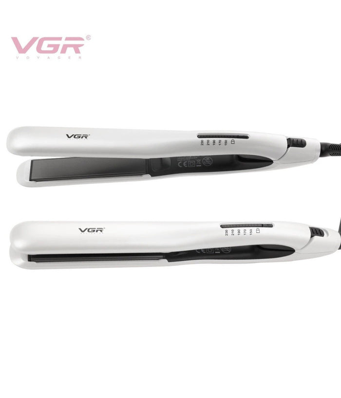 Piastra Capelli Lisci 50w Professionale Rivestita In Ceramica Display Lcd V-552         