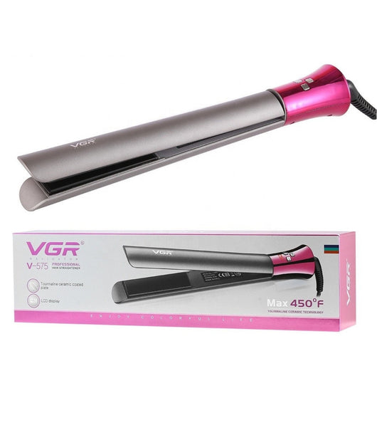 Piastra Capelli Lisci Professionale Rivestimento In Ceramica Diplay Lcd Vgr V575         