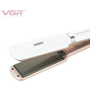 Piastra Capelli Professionale Larga 42mm Rivestita In Ceramica Display Lcd V-520         