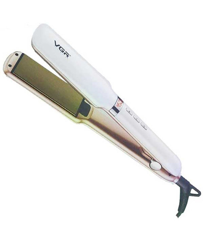 Piastra Capelli Professionale Larga 42mm Rivestita In Ceramica Display Lcd V-520         