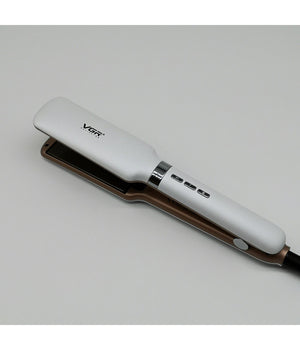 Piastra Capelli Professionale Larga 42mm Rivestita In Ceramica Display Lcd V-520         