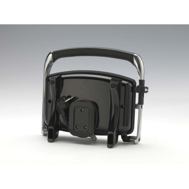 Piastra elettrica antiaderente - Per toast e sandwich - 1000W - Argento