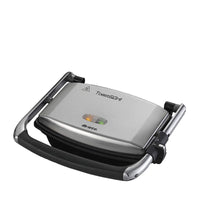 Piastra elettrica antiaderente - Per toast e sandwich - 1000W - Argento