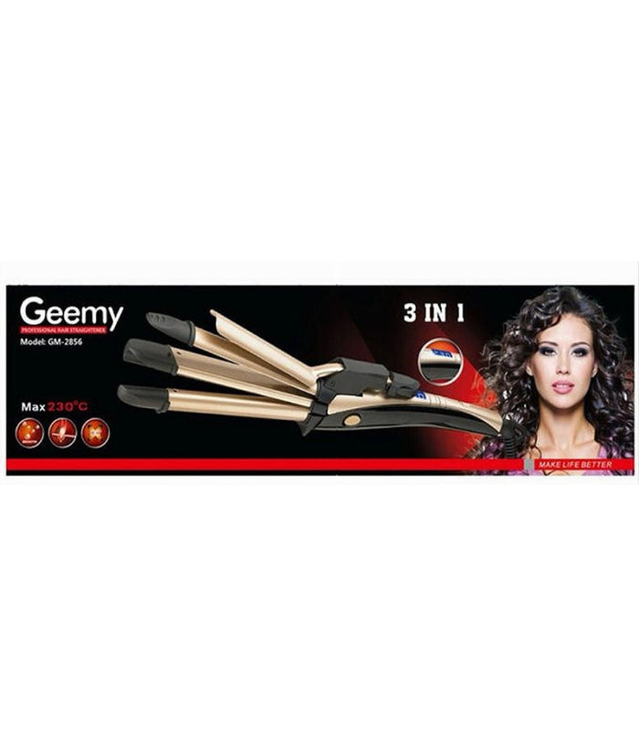 Piastra Ferro Arricciacapelli Professionale 3in1 Per Capelli Lisci Mossi Gm-2856         