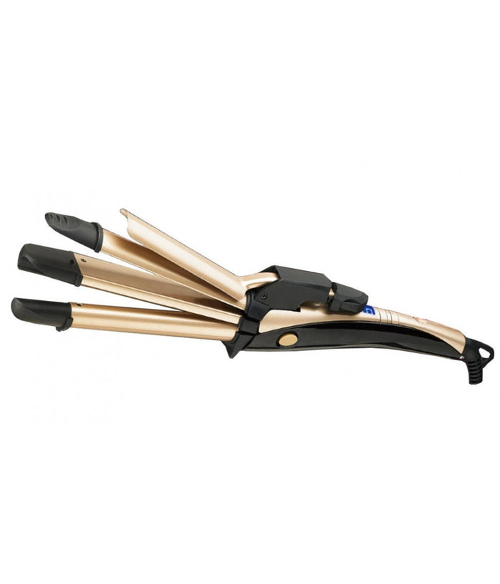 Piastra Ferro Arricciacapelli Professionale 3in1 Per Capelli Lisci Mossi Gm-2856         