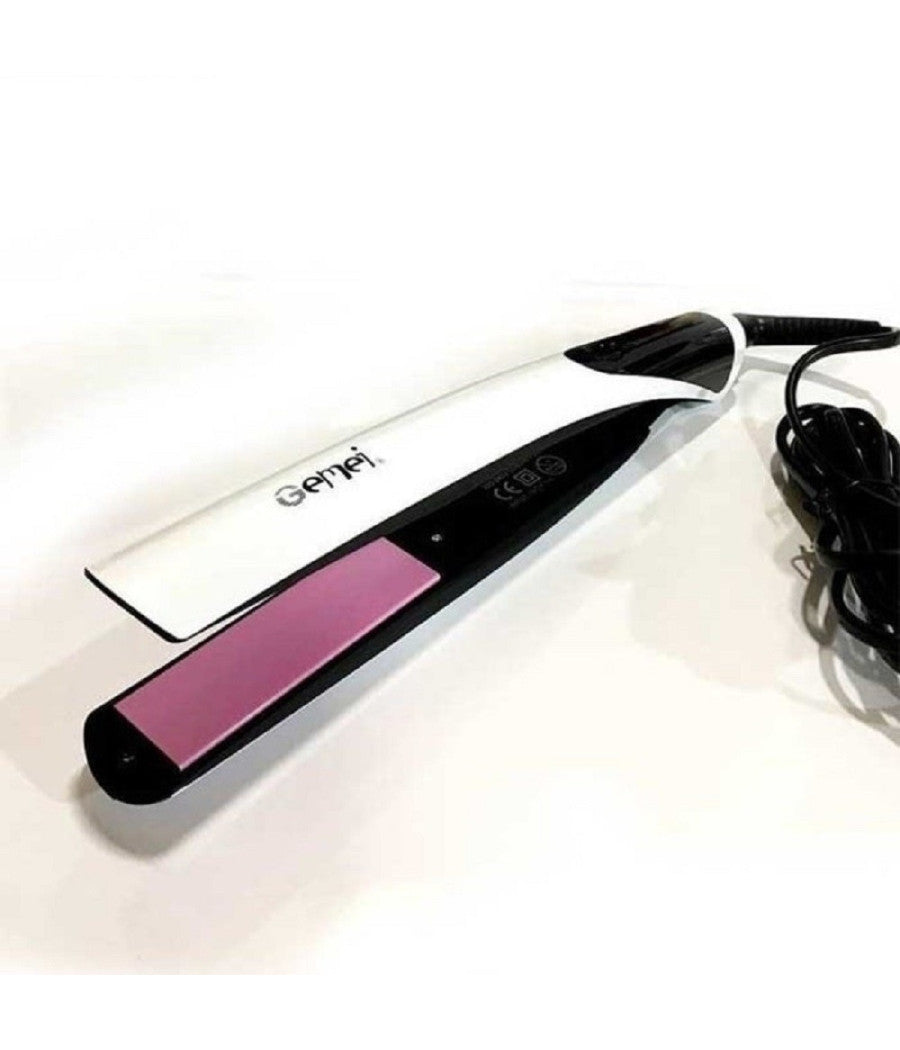 Piastra Ferro Per Capelli Lisci Professionale Piatto In Ceramica 45 Watt Gm-2991         