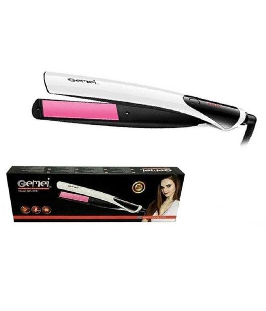 Piastra Ferro Per Capelli Lisci Professionale Piatto In Ceramica 45 Watt Gm-2991         