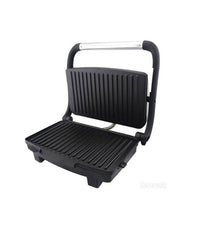 Piastra Griglia Elettrica Bistecchiera Toast Panini 2 In 1 Di Royalty Line 750w         