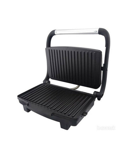 Piastra Griglia Elettrica Bistecchiera Toast Panini 2 In 1 Di Royalty Line 750w         