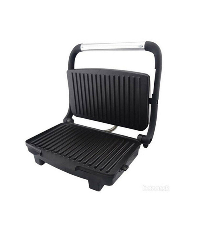 Piastra Griglia Elettrica Bistecchiera Toast Panini 2 In 1 Di Royalty Line 750w         