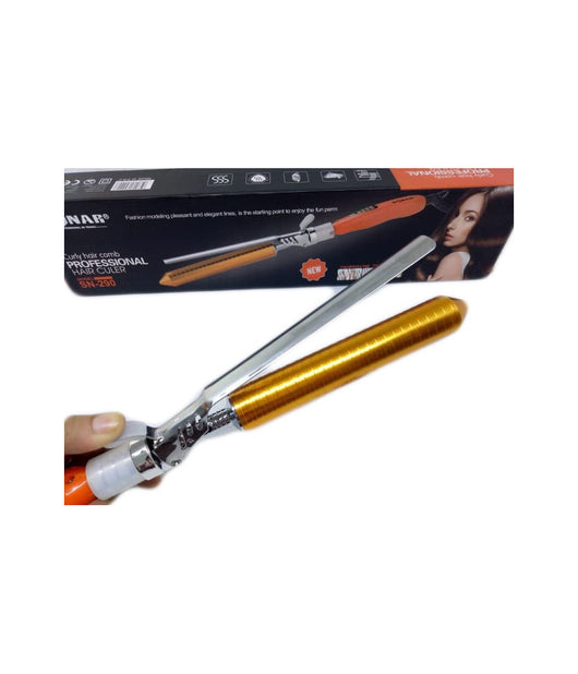 Piastra In Ceramica Tormalina Per Capelli Ricci Arriccia 22mm Sn290         