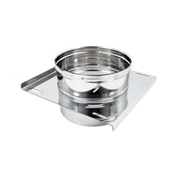 Piastra intermedia da 220mm in acciaio inox mf aisi 304