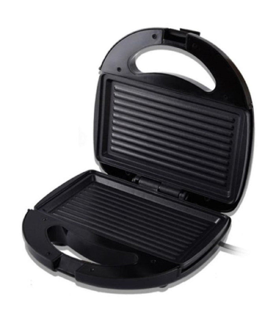 Piastra Panini Toast Bistecchiera Tostapane Griglia Grill Sandwich 750w Q-hb001         