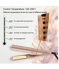 Piastra Per Acconciatura Capelli 2in1 Ricci E Lisci Twistline Hair Curling Iron         