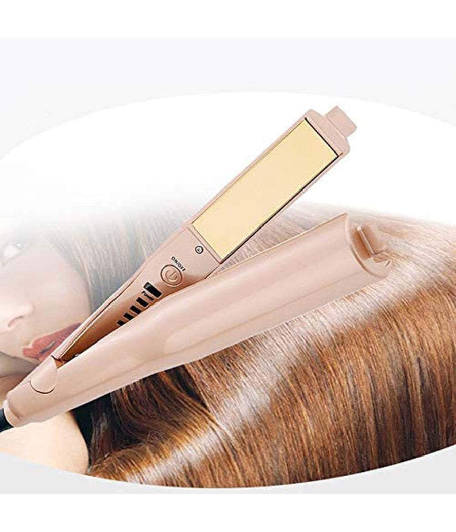 Piastra Per Acconciatura Capelli 2in1 Ricci E Lisci Twistline Hair Curling Iron         