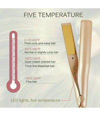 Piastra Per Capelli 2 In 1 Iron Pro Arricciacapelli Professionale 230°c Ricci         