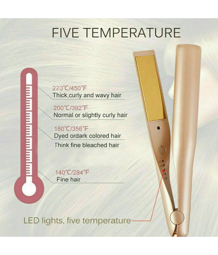 Piastra Per Capelli 2 In 1 Iron Pro Arricciacapelli Professionale 230°c Ricci         