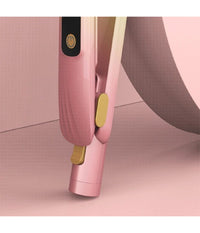 Piastra Per Capelli In Ceramica Professionale 2in1 Q-m125 Portatile Display Lcd         