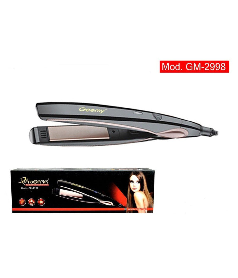 Piastra Per Capelli Lisci Professionale Rivestimento Ceramica Tormalina Gm-2998         