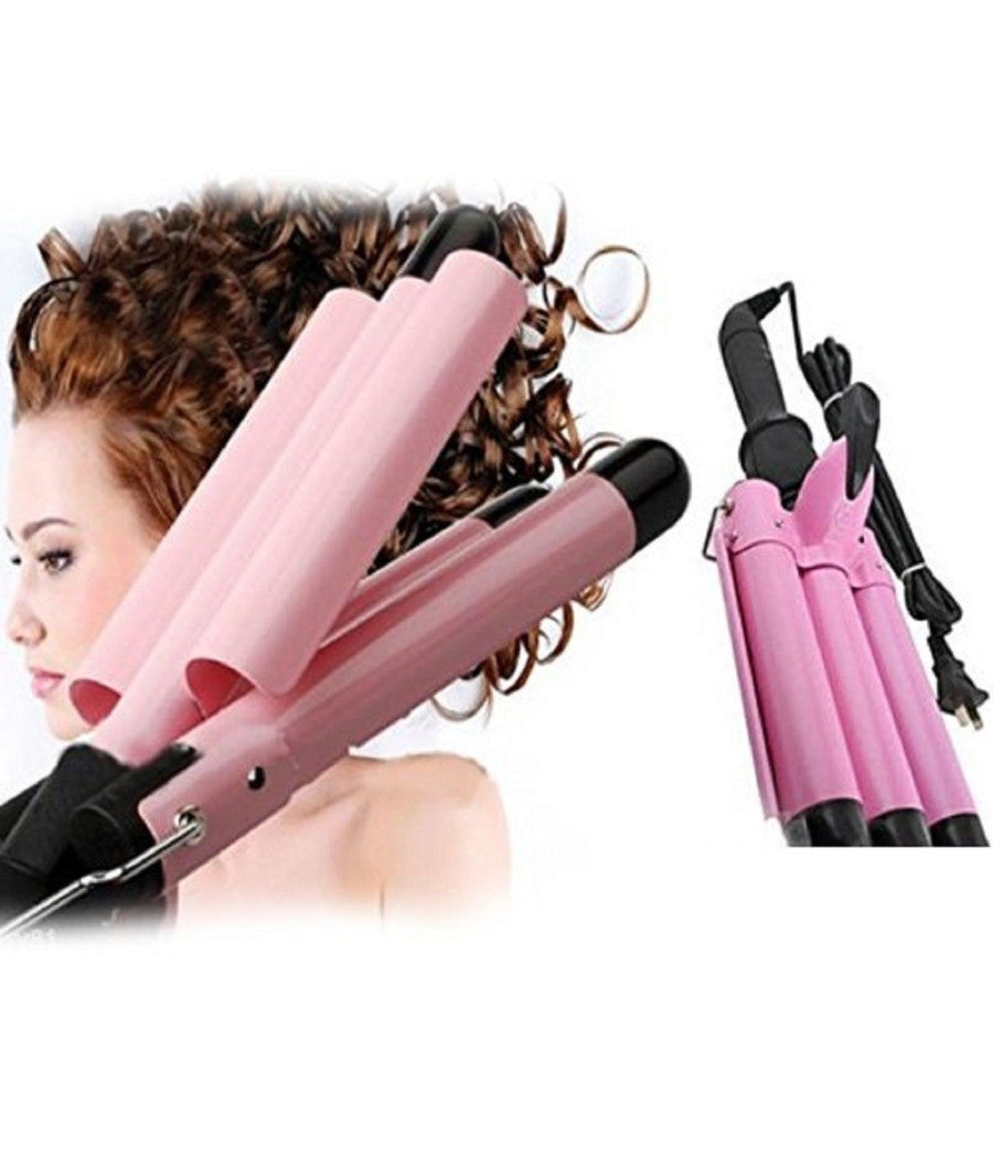 Piastra Per Capelli Ondulati A Tubo F11 80 Watt Arricciacapelli Onde Triferro         