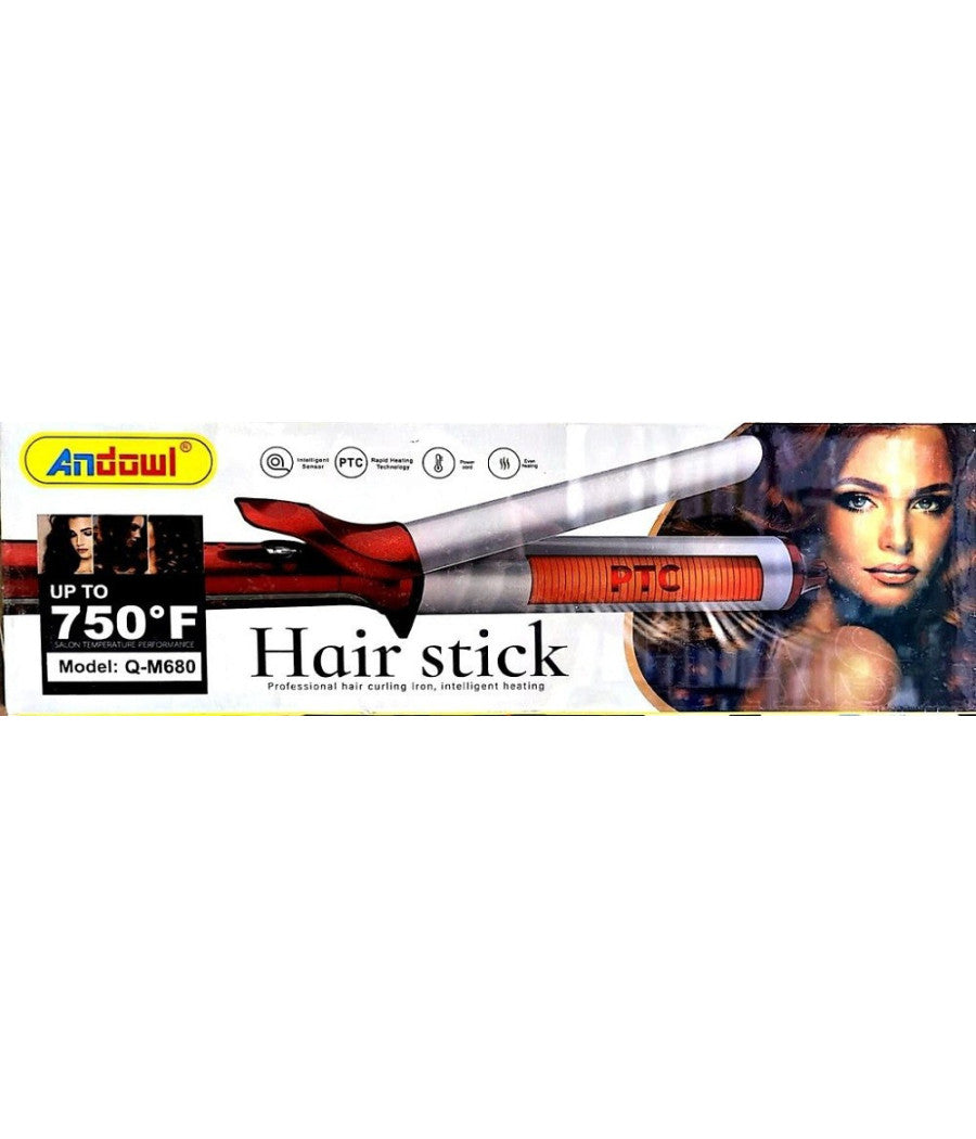 Piastra Per Capelli Professionale 2in1 Arriccia Liscia 25 W In Ceramica Q-m680         