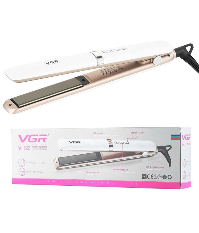 Piastra Per Capelli Professionale Sottile Da 23 Mm In Ceramica Display Led V-522         