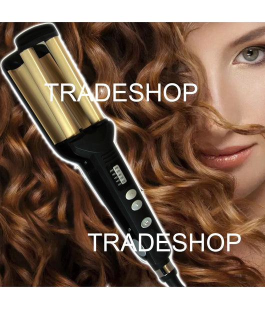 Piastra Per Capelli Ricci Boccoli Mossi Ondulati Onde Naturali Automatica 200°         